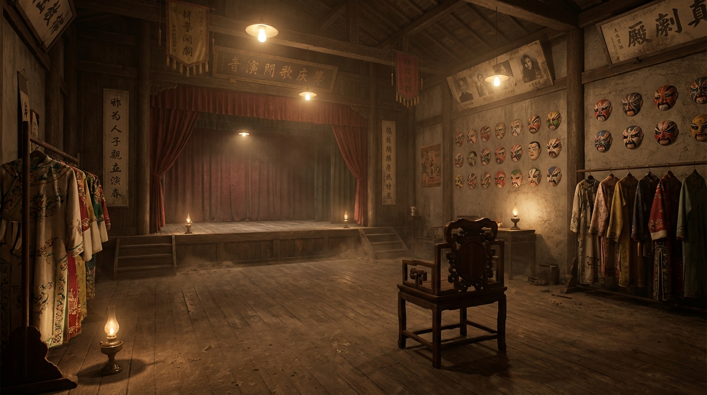 梨园春戏班大堂